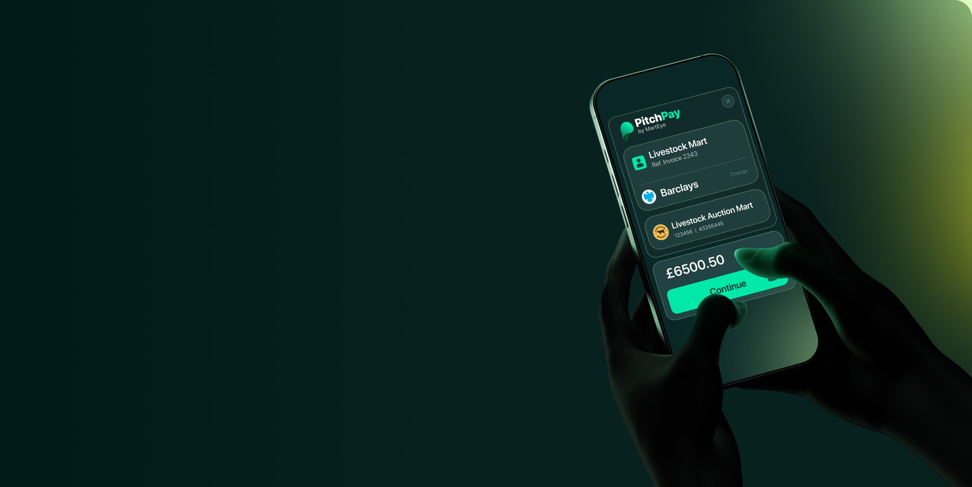 PitchPay payments integration background